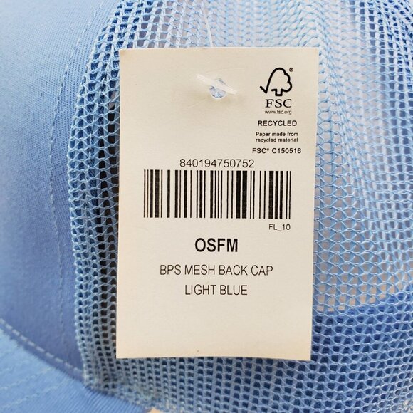 Bass Pro Shops Snapback Hat Mesh Logo Fishing Baby Blue NWT - Picture 6 of 12